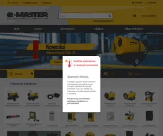 E-Master.pl(✸ Autoryzowany sklep z urządzeniami marki Master) Screenshot