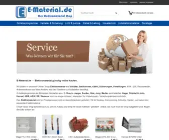 E-Material.de(Elektromaterial) Screenshot