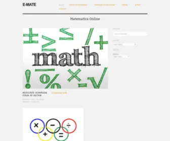 E-Mate.ro(Matematica online) Screenshot