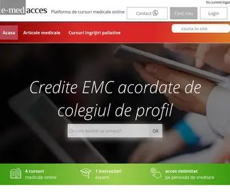 E-Medacces.ro(E Medacces) Screenshot