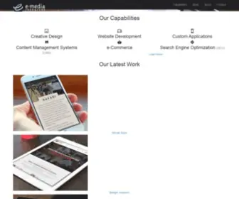 E-Mediaresources.com(Wisconsin-based website development and digital marketing company) Screenshot