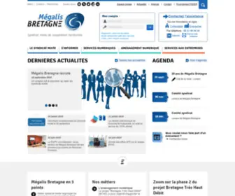 E-Megalisbretagne.org(E-mégalis Bretagne) Screenshot