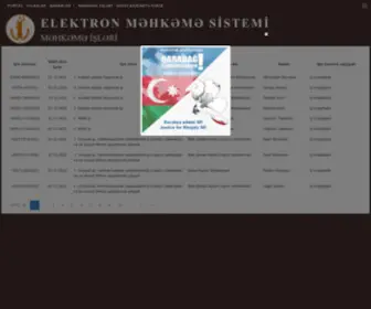E-Mehkeme.gov.az(IIS Windows Server) Screenshot