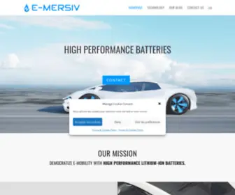 E-Mersiv.com(Le leader des batteries hautes performances) Screenshot