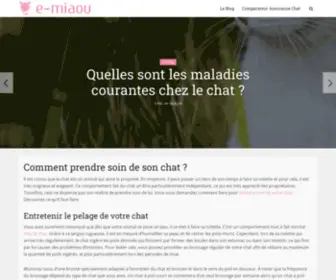 E-Miaou.fr(Pour la passion des chats) Screenshot