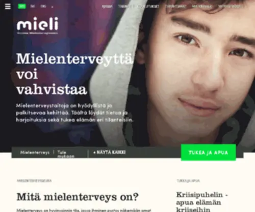 E-Mielenterveys.fi(Tietoa kriiseistä) Screenshot