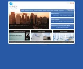 E-Mimex.com(Distribuidores de productos químicos) Screenshot