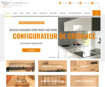 E-Miroiterie.com(Verres et miroirs sur mesure pour la decoration interieure) Screenshot