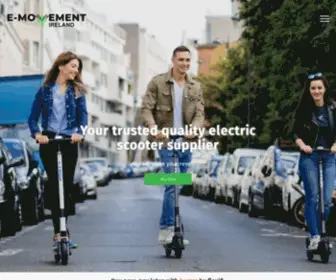 E-Movementireland.ie(Electric scooters) Screenshot