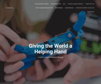 E-Nable.org(A Global Network Of Passionate Volunteers Using 3D Printing To Give The World A "Helping Hand.") Screenshot