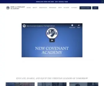 E-Nca.org(New Covenant Academy) Screenshot