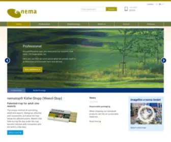 E-Nema.de(Biologische Schädlingsbekämpfung mit Nematoden) Screenshot