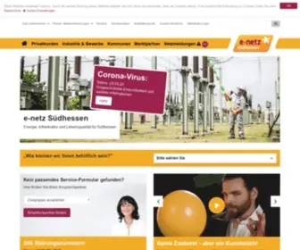 E-Netz-Suedhessen.de(E-netz Südhessen) Screenshot