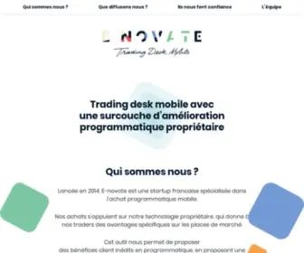 E-Novate.fr(E-novate Trading Desk Mobile) Screenshot