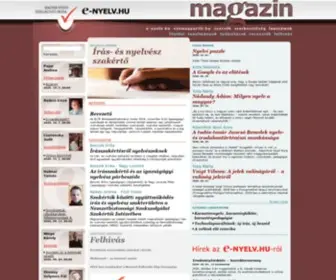 E-NyelvMagazin.hu(E NyelvMagazin) Screenshot