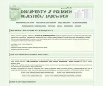 E-Odpisy.pl(DOKUMENTY Z POLSKICH REJESTRÓW SĄDOWYCH e) Screenshot