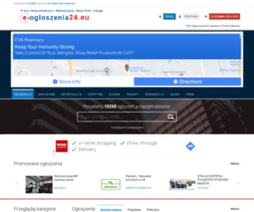 E-Ogloszenia24.eu(E Ogloszenia 24) Screenshot