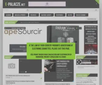 E-Palacze.net(Portal dla użytkowników e) Screenshot