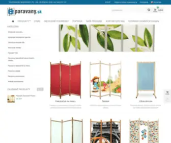 E-Paravany.sk(Garniže) Screenshot