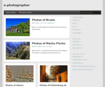 E-Photographer.net(E Photographer) Screenshot