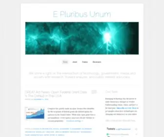 E-Pluribusunum.org Screenshot