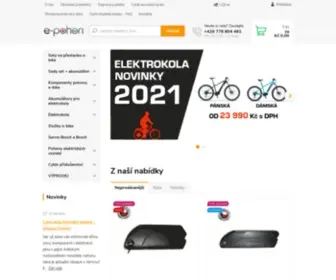 E-Pohon.cz(Elektrokola a sety na přestavbu pro všechny) Screenshot