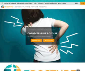 E-Posture.fr(EPosture® Correcteur de Posture) Screenshot