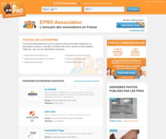 E-Pro-Association.fr(E Pro Association) Screenshot