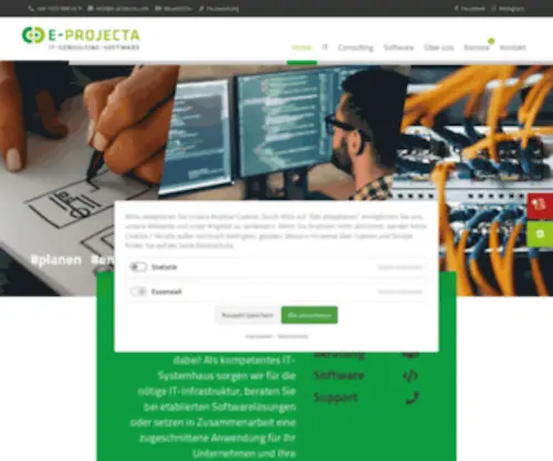 E-Projecta.com(IT Service) Screenshot