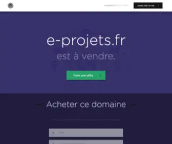 E-Projets.fr(De beste bron van informatie over e) Screenshot