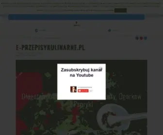E-Przepisykulinarne.pl(Przepisy kulinarne na smaczne potrawy) Screenshot
