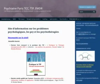 E-PSYchiatrie.fr(Anxiété) Screenshot