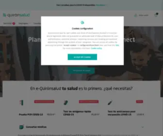 E-Quironsalud.es(E-quirónsalud) Screenshot