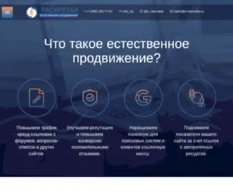 E-Raskrutka.ru(Что) Screenshot