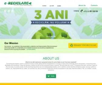 E-Reciclare.md(E-Reciclare \\ susținut de Planeta Verde Moldova) Screenshot