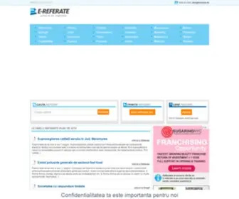 E-Referate.ro(Referate la orice materie) Screenshot