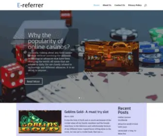 E-Referrer.com(Free Reverse Phone Number Lookup DataBase) Screenshot