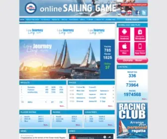 E-Regata.com(Online sailing game) Screenshot