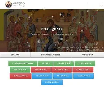 E-Religie.ro(Platforma e) Screenshot