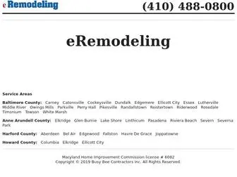 E-Remodeling.com(ERemodeling) Screenshot