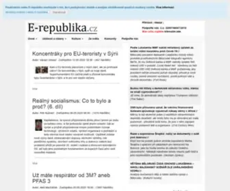 E-Republika.cz(E-republika) Screenshot