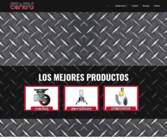E-Rodacentro.com.mx(Equipos y Rodajas del Centro) Screenshot