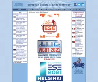 E-S-E.eu(The European Society of Endodontology) Screenshot