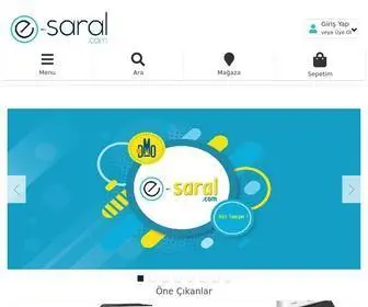 E-Saral.com(Giriş) Screenshot