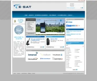 E-Sat.fr(Experts en Communications par Satellites) Screenshot