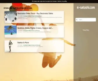 E-Satoshi.com(E Satoshi) Screenshot