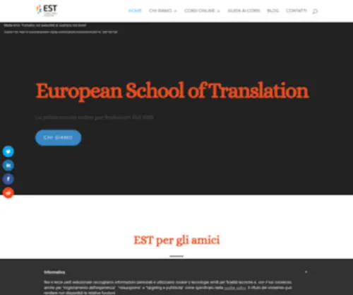 E-Schooloftranslation.org(European School of Translation) Screenshot