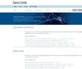 E-Sciencecentral.org(ScienceCentral ScienceCentral) Screenshot