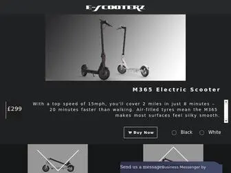 E-Scooterz.co.uk(Css3) Screenshot