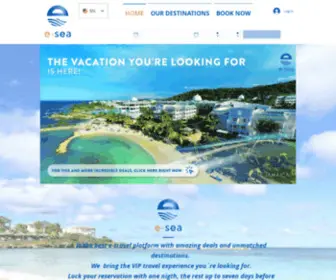 E-Sea.travel(Exclusive Travels to Caribbean) Screenshot